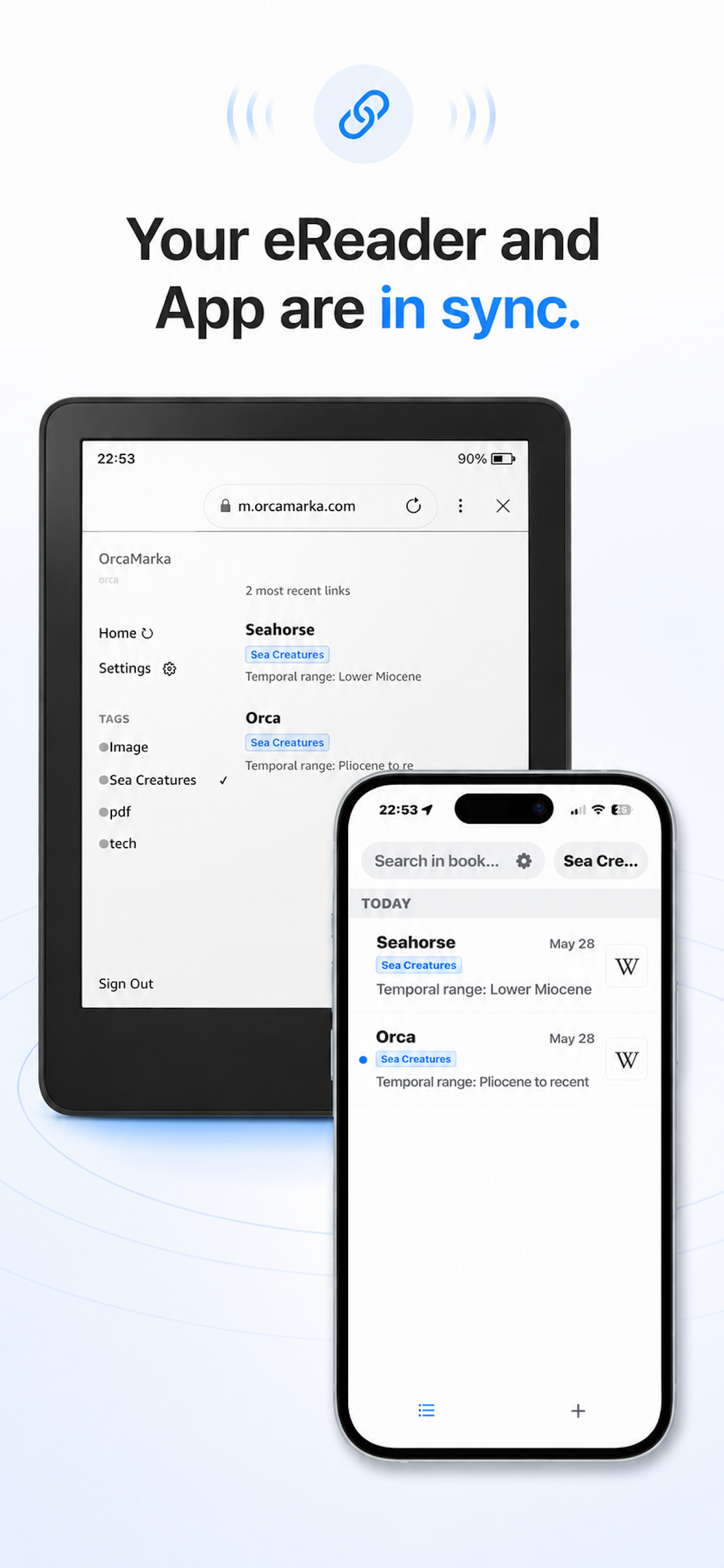 OrcaMarka on Mobile App and Kindle