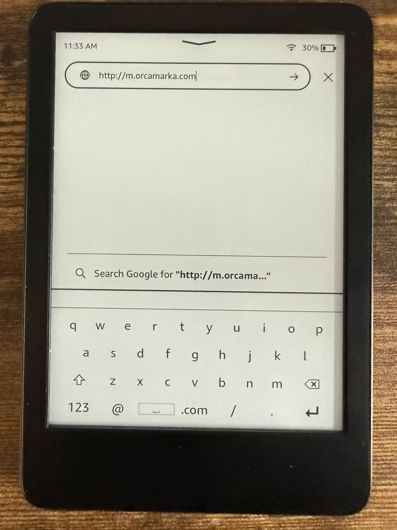 Open Kindle Web Browser